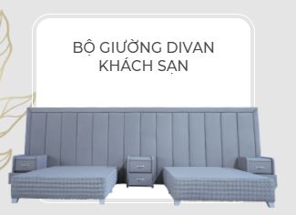 Bộ giường Divan khách sạn - Nệm Kim Cương - Công Ty CP Đầu Tư Nệm Kim Cương